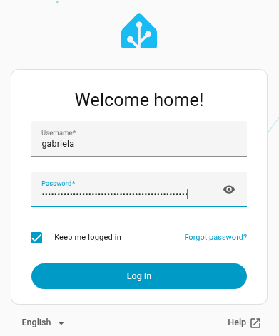 Home Assistant Login fails because email address is used instead of user name