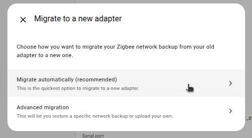 Screenshot showing the Network formation dialog