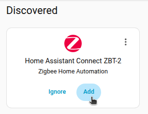 Locate the Zigbee integrations